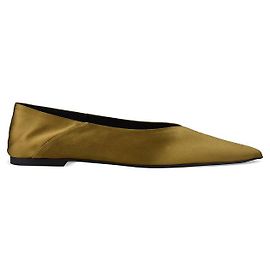 Saint Laurent Mules Nour 05 D'oro Metallico