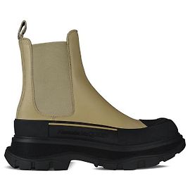 Alexander Mcqueen Botas Tread Slick Castaño Beige