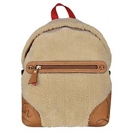 Christian Louboutin Rucksack Braun Beige