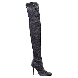 Saint Laurent Botas altas Talia Gris