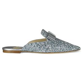 Pantofole Jimmy Choo Argento Metallico