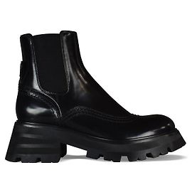 Alexander Mcqueen Stivali Chelsea Wander Nero