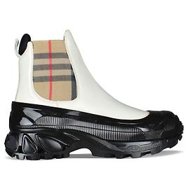 Burberry Botas Chelsea Blanco