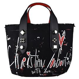 Christian Louboutin Piccola borsa tote Frangibus Nero