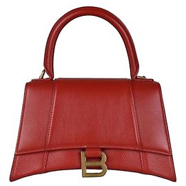 Balenciaga Borsa a mano a forma di clessidra Rosso