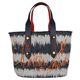 Christian Louboutin Borsa tote Frangibus Medium Blu