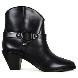 Francesco Russo Botas de couro Preto