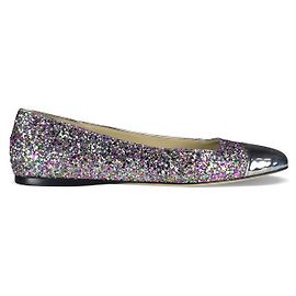 Jimmy Choo Ballerine WATSON Argento Metallico