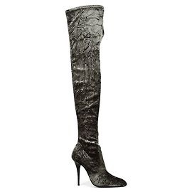 Saint Laurent Talia sopra il ginocchio Verde