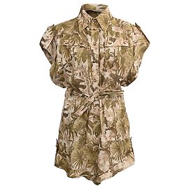 Rompers imprimés Brighton Leaf de Zimmermann en lin olive Vert Vert olive