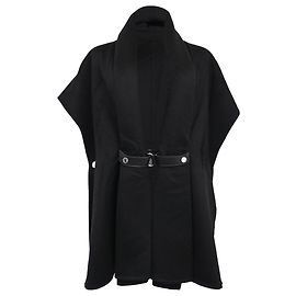Cappotto Hermès in cashmere nero Nero