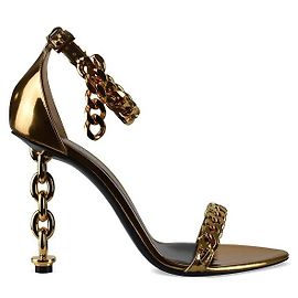 Tom Ford Sandali D'oro Metallico