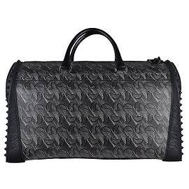 Christian Louboutin Sneakender Reisetasche Schwarz