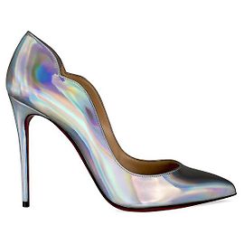 Christian Louboutin Hot Chick Pumps Silber Metallisch