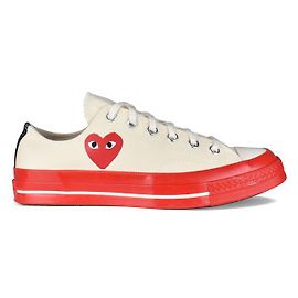 Comme Des Garcons Tênis Chuck Taylor Marrom Bege