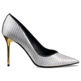 Balmain Pumps Ruby Silber Metallisch