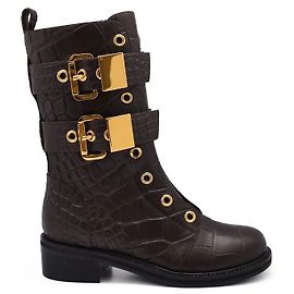 Giuseppe Zanotti Botas de couro Marrom
