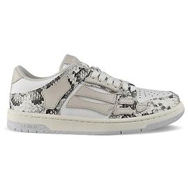 Amiri Baskets Snake Skel Marron Beige
