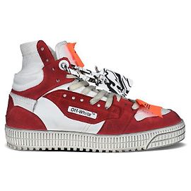 Off White Baskets Off Court Rouge