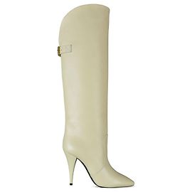 Saint Laurent Botas Harper Castaño Beige