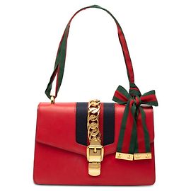 Borsa a Spalla Sylvie della Linea Sherry di Gucci Rosso