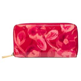 Cartera Zippy Monogram Vernis Louis Vuitton Rosa