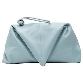 Bolsa Clutch Triangular Bottega Veneta Azul claro
