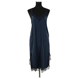 Zadig & Voltaire Blaue Seidenkleid Blau