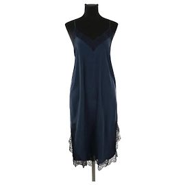 Zadig & Voltaire Vestido de seda azul Azul