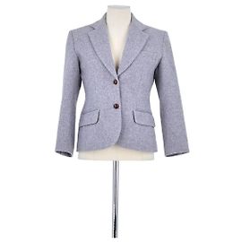 Alexandra Golovanoff Gray wool blazer Grey