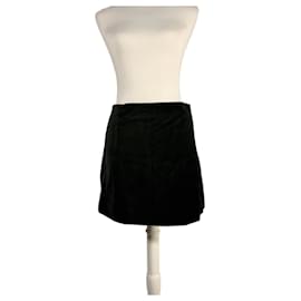 J.Crew Dunkelgrüner Samt Mini Wrap Rock Dunkelgrün