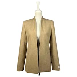 Autre Marque Beige shawl collar blazer Beige