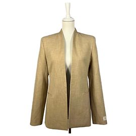 Autre Marque Blazer beige col châle Beige