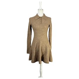 Autre Marque Robe courte Izel taupe Marron