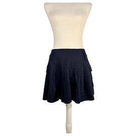 Reformation Minifalda plisada azul marino Azul marino