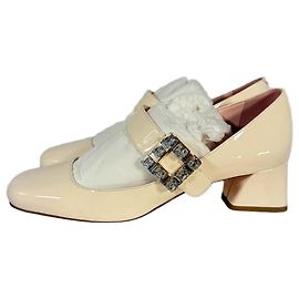 Roger Vivier Escarpins Babies Très Vivier écru Écru