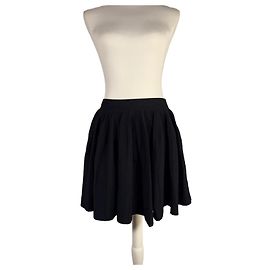J.Crew Jupe plissée stretch noire Noir