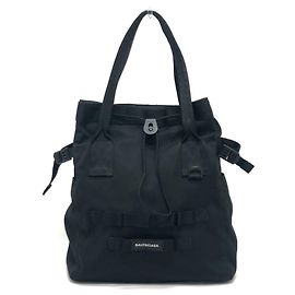 Borsa tote logo Balenciaga Army Medium Nero
