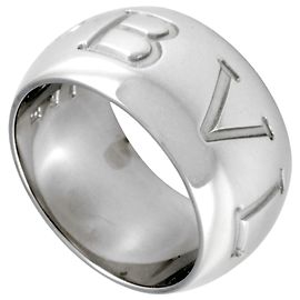 Bulgari Anel Monologo Bvlgari em Ouro Branco 18K Outro