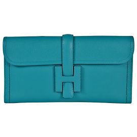 Pochette Hermès Jige Elan 29 Bleu