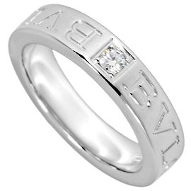 Bulgari Bvlgari Double Logo Ring with Diamond Other