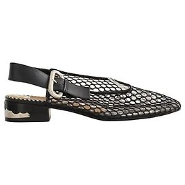 Toga Pulla Ballerines en cuir noires Noir