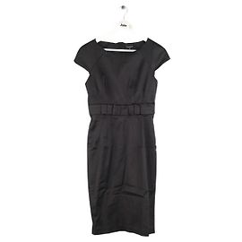 Tara Jarmon Vestido de algodón negro Negro