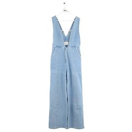 Autre Marque Blue cotton overalls Blue
