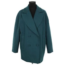 Tara Jarmon Green wool coat Green