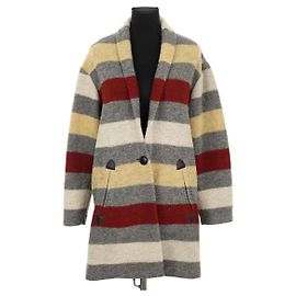 Isabel Marant Etoile Abrigo de lana multicolor Multicolor