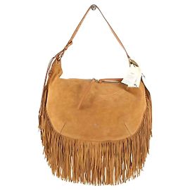 Bash Camel Wildleder Swing Schultertasche Kamel