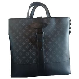Louis Vuitton Tote Samur Monogram Eclipse Cinza Preto Cinza