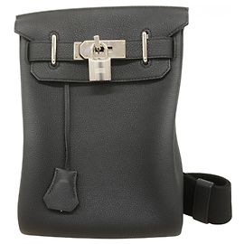 Hermès Borsa a tracolla Hermes Kelly Akkad PM Togo Nera Nero