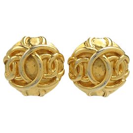 Orecchini in metallo dorato Coco Mark di CHANEL per donne D'oro